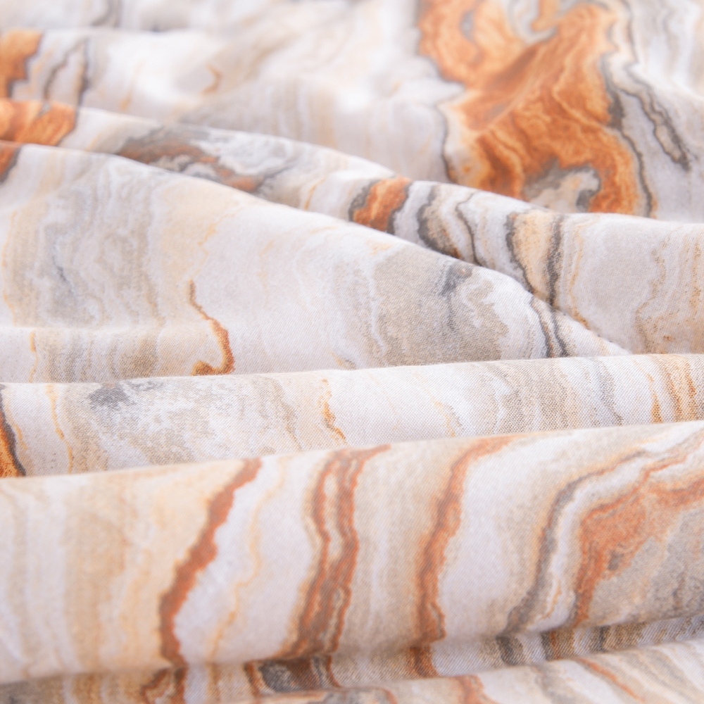 Комплект постельного белья Сатин с Одеялом 100% хлопок 160x80 на резинке OBR171