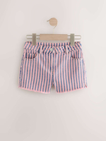 Шорты джинсовые для девочки Next E35-571, Синий, Розовый