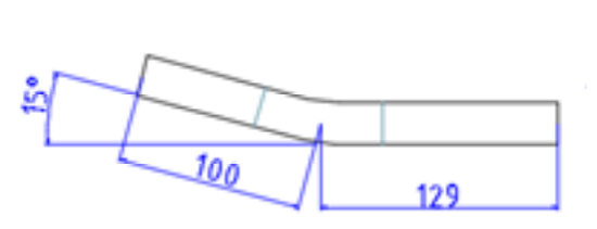 Отвод Valtec 22х22 мм безраструбный 15° (фитинги из нерж. стали серии VTi.955.I)