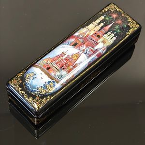 Шкатулки с лаковой миниатюрной росписью