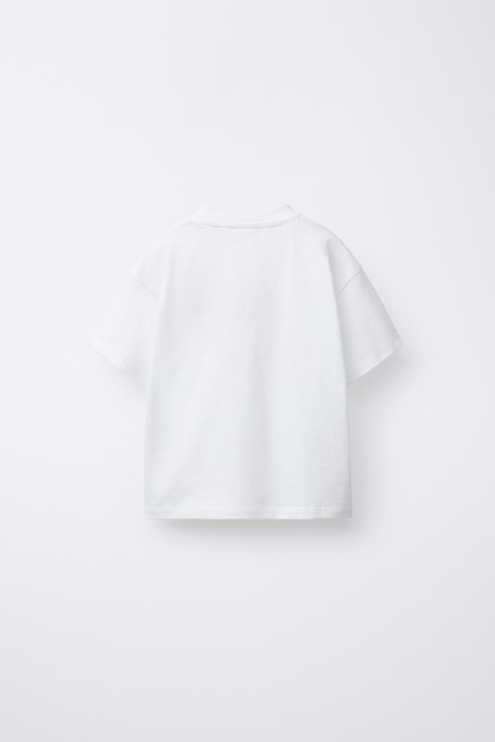 ZARA ФУТБОЛКА С ВЫШИВКОЙ «МИККИ МАУС» © DISNEY, БЕЛЫЙ