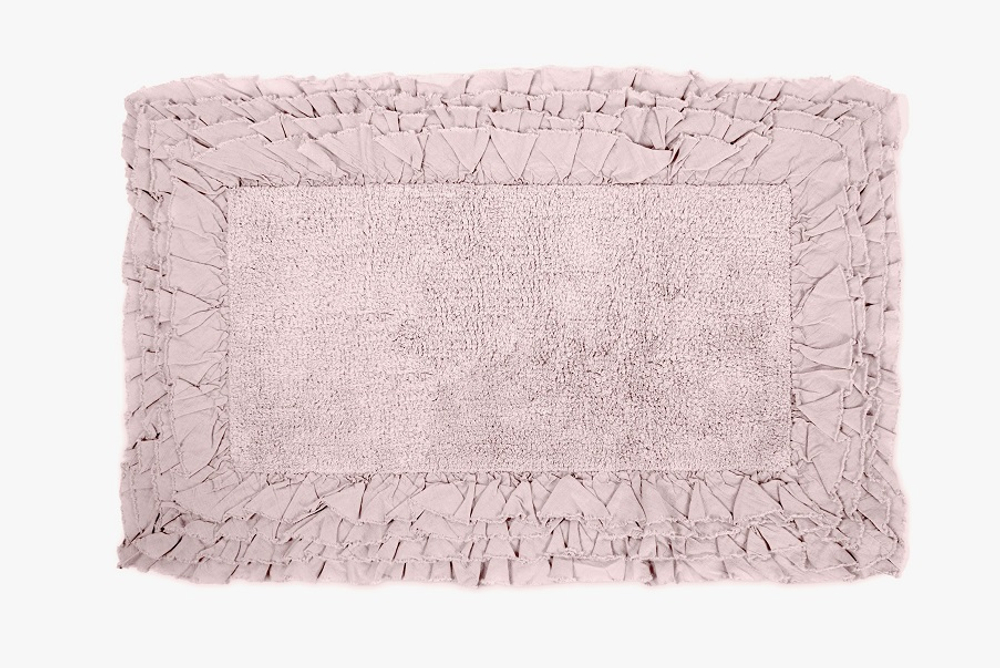 Коврик для ванной Прямоугольный "Лиз" 50х80см, 6 видов, Хлопок