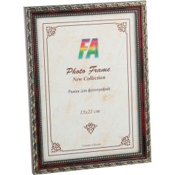 FA пластик Камышок красный мрамор 10x15
