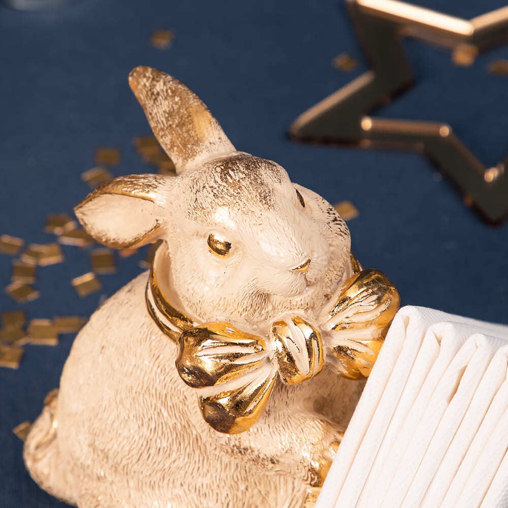 Подставка для салфеток Кролик Банни Айвори