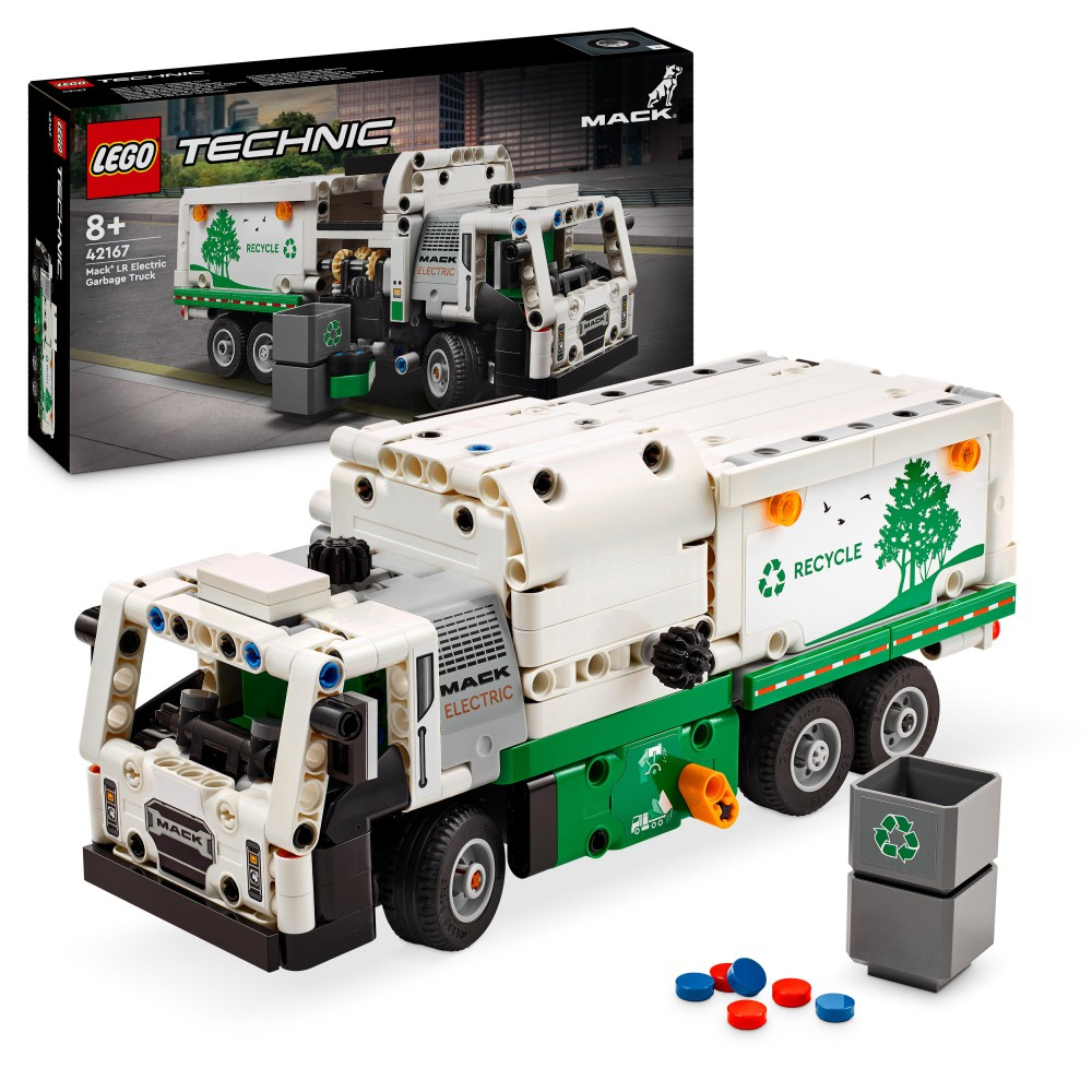 Конструктор LEGO Technic 42167 Мусоровоз Mack LR Electric — фото 1