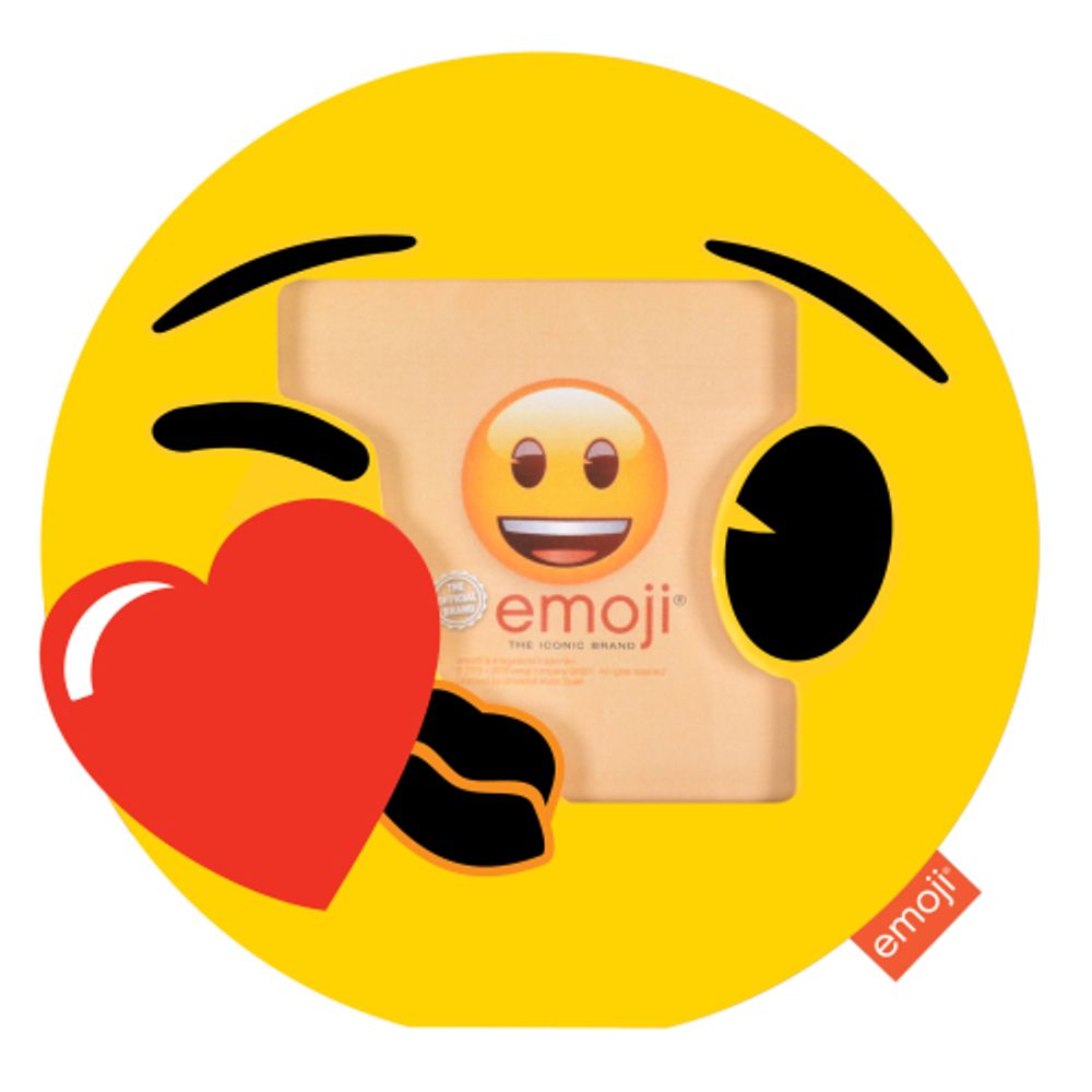 Innova PI09826 фоторамка 10*10cm Emoji smiley kiss , пластик | Innova