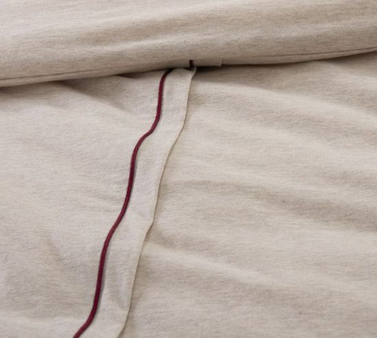 Евро комплект постельного белья Цикорий трикотаж