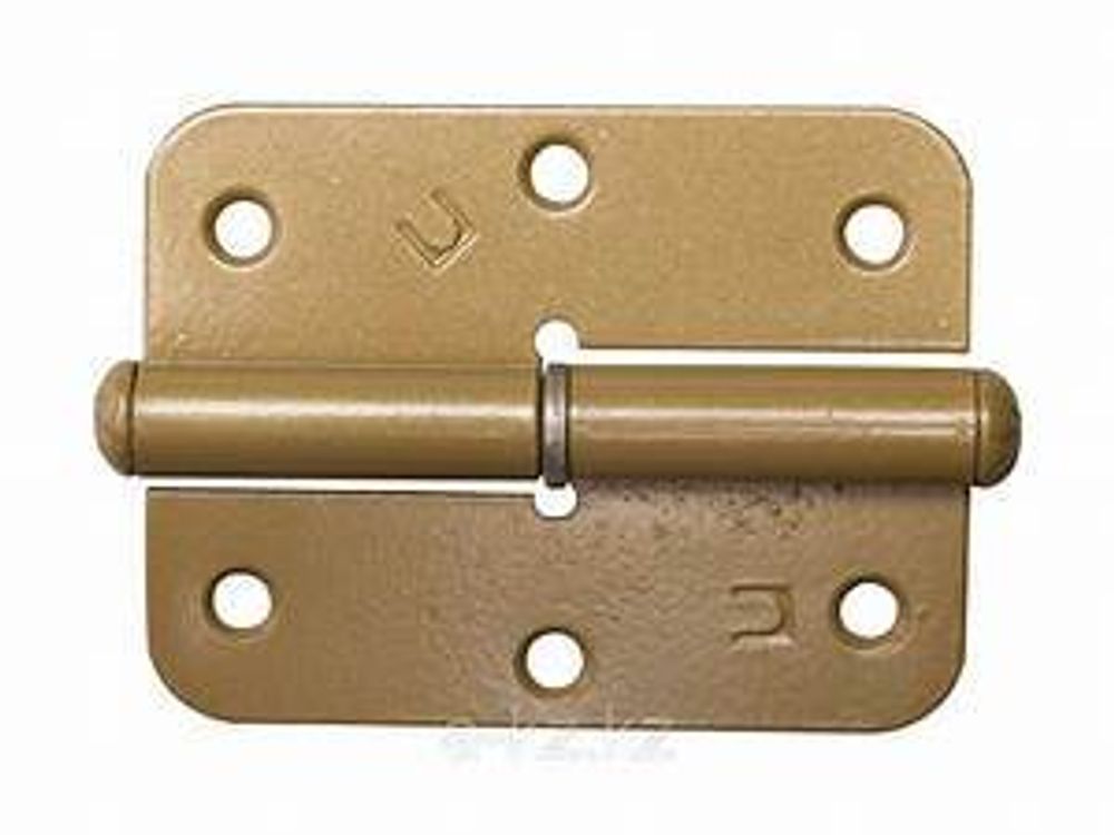 Петля накладная ПНУ-85 "Бабочка" золотистый металлик