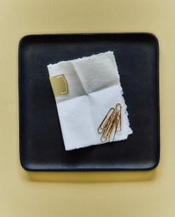 Декоративный поднос Zara Home, 1х24х24.5 см, чёрный, 6478/040
