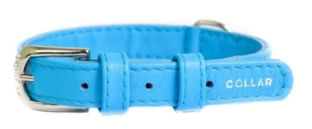 Ошейник "CoLLaR Glamour" без украшений синий ширина 20мм, длина 30-39см Ошейник "CoLLaR Glamour" без украшений синий ширина 20мм, длина 30-39см