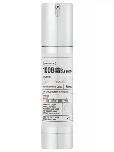 Бустер-сыворотка с микроиглами и муцином улитки VT Cosmetics Snail Reedle Shot 100B, 50 мл