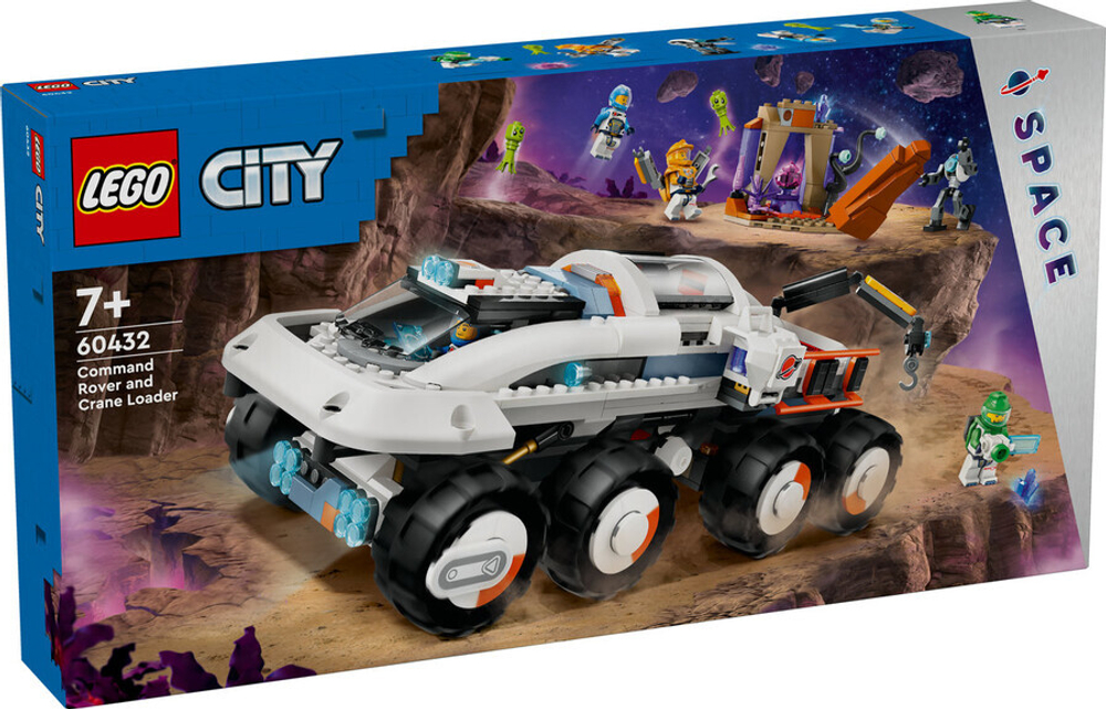 Конструктор LEGO City 60432 Командный вездеход и кран-погрузчик