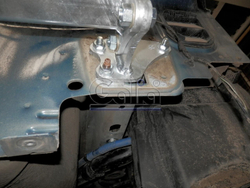 Фаркоп оцинкованный Galia F101A для Opel Corsa D 2006-2014, FIAT Grande Punto 2005-2010, Grande Punto Evo 2005-2010, Alfa Romeo MiTo 2008-2018(паспорт и сертификат в комплекте)(без электрики)