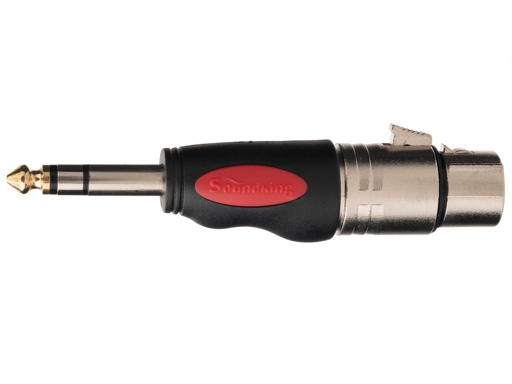 Soundking CXA005 Переходник (разъем переходной) XLR гнездо - 1/4'' стерео штекер.