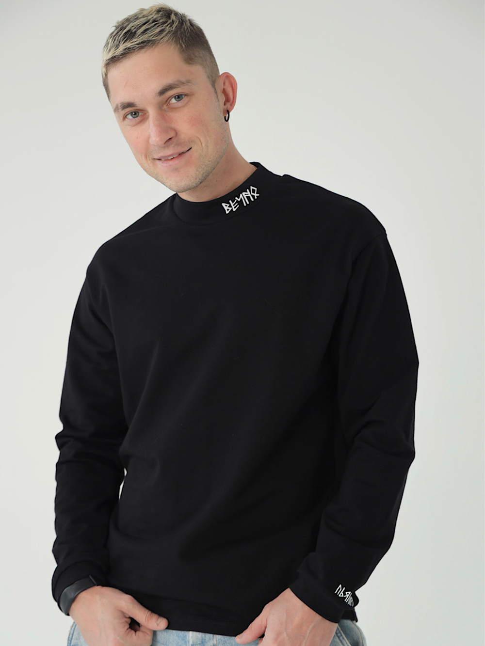 Лонгслив вечно молодой вечно пьяный Город Горький черный