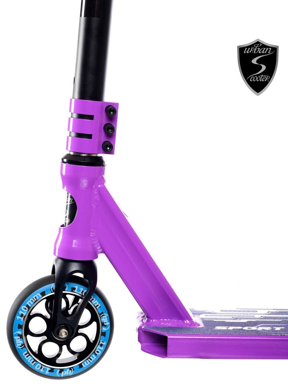 Трюковой самокат Urban Scooter Extreme 110 Print Sport сиреневый