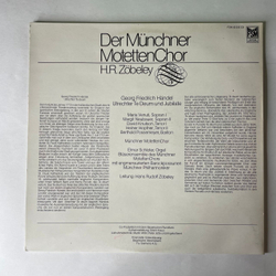 Винтажная виниловая пластинка LP G. F. Handel Йозеф Гайдн, Munchner Motettenchor, H.R. Zobeley, Utrechter Te Deum Und Jubilate (Германия 1977)