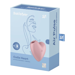 Satisfyer Cutie Heart - Вакуумно-волновой стимулятор с вибрацией