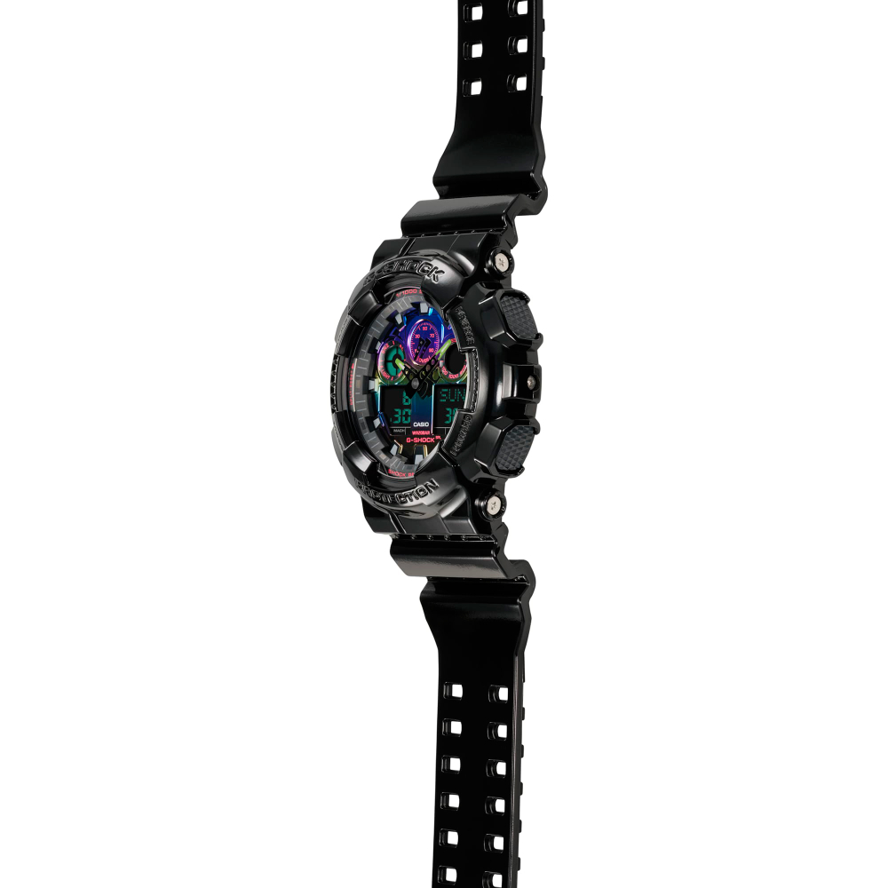 Мужские наручные часы Casio G-Shock GA-100RGB-1A