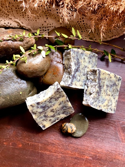 Мыло чёрная глина