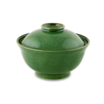 Чаша с крышкой 13 см зелёная 23590 Kyoto