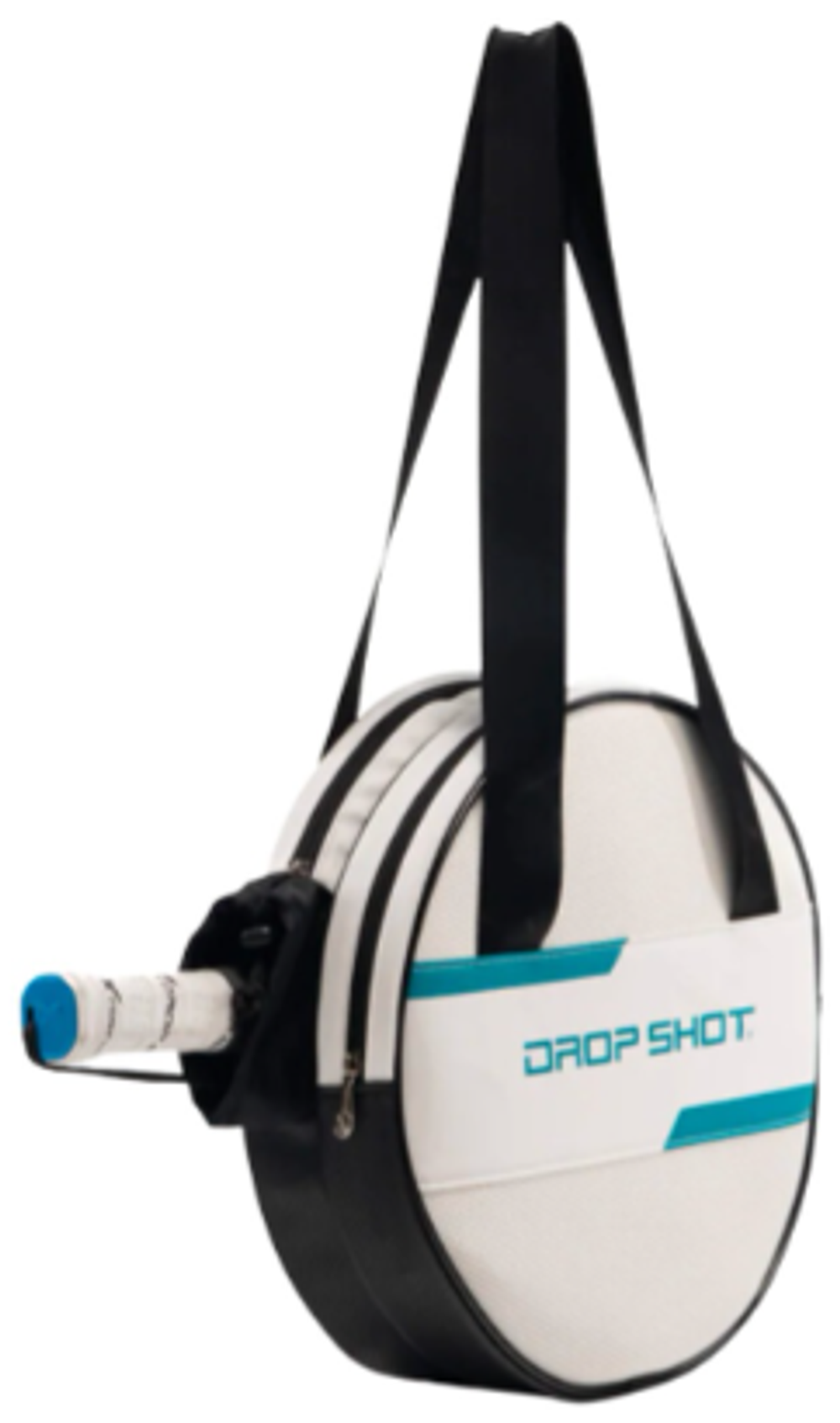 Элегантная сумочка Bassan круглая звёздно-белая Drop Shot