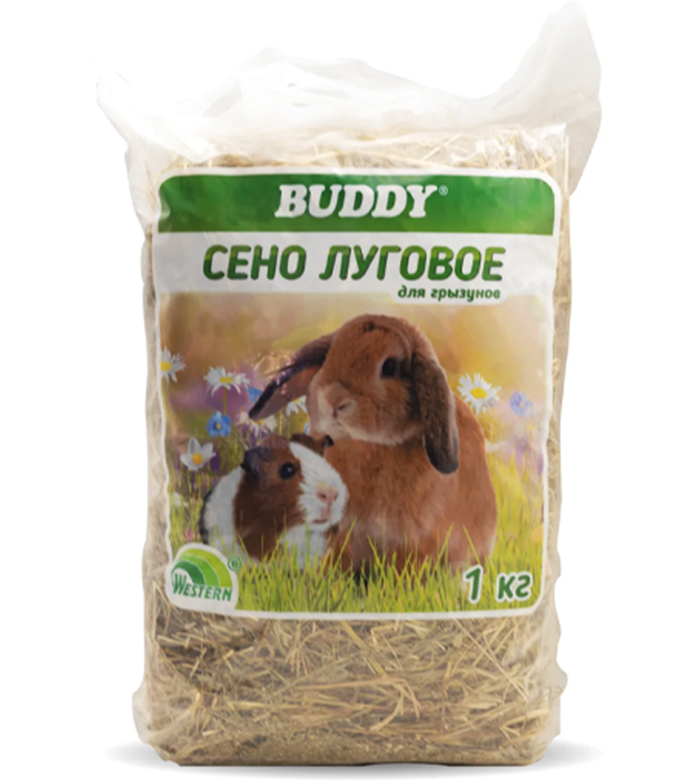 Сено луговое Бадди 1000гр.