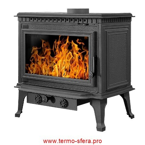 Печь-камин Везувий RICH-15 "Антрацит"