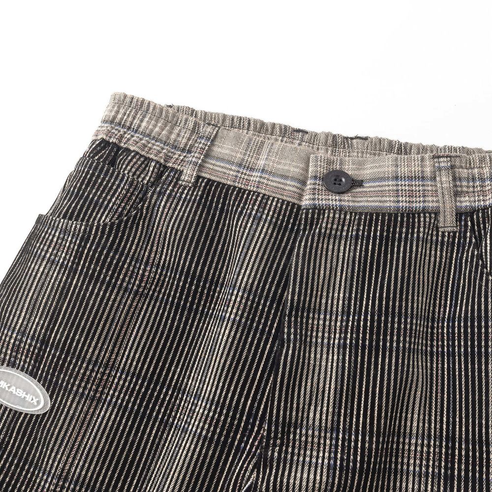 Купить Брюки Ymkashix Velvet Tartan коричневые / черные Брюки Ymkashix Velvet Tartan коричневые / черные