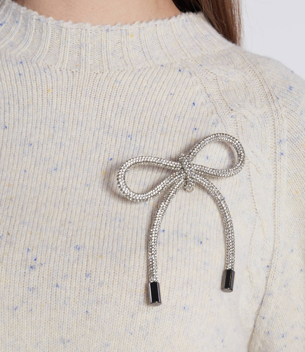 Хлопковый свитер Twinset Actitude - кремовый(222AP3440)