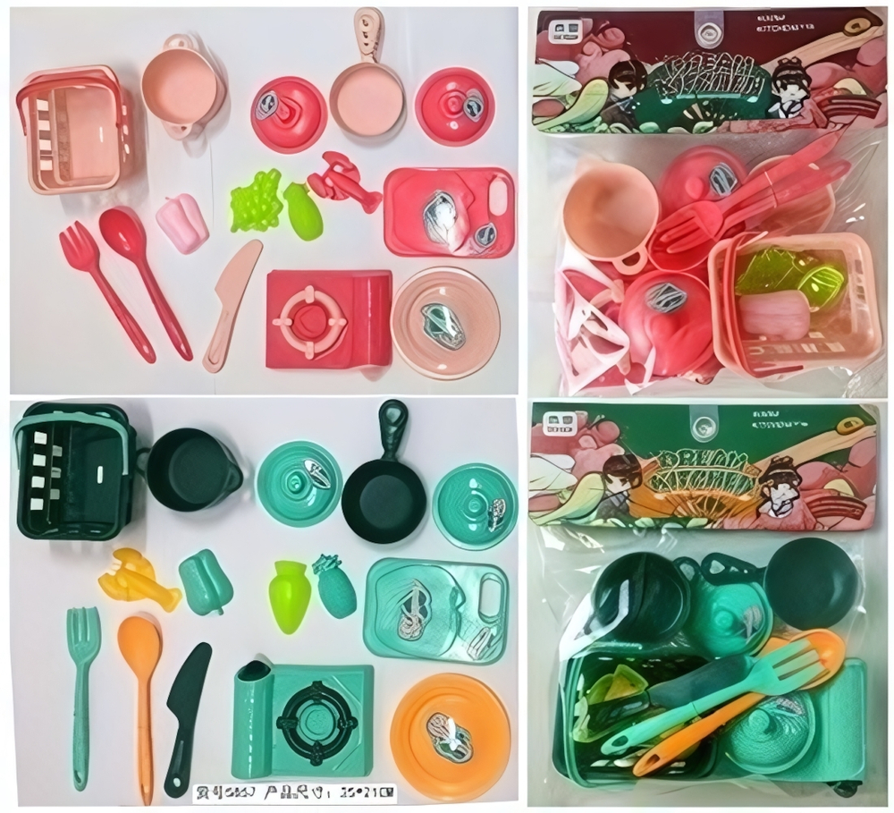 Набор посуды «Маленькая кухня», 15 предметов, 25*21 см, в ассортименте