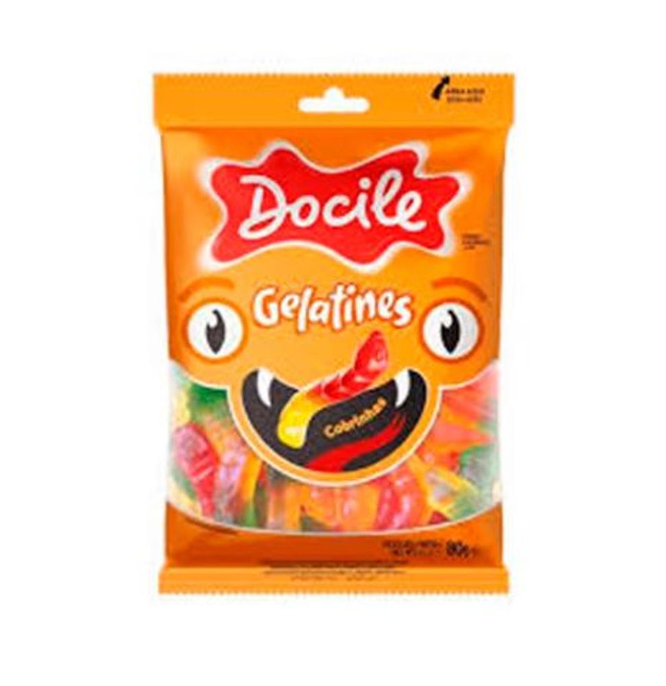 Жев.мармелад DOCILE Sour Worms (Кисл. червячки) 80гр