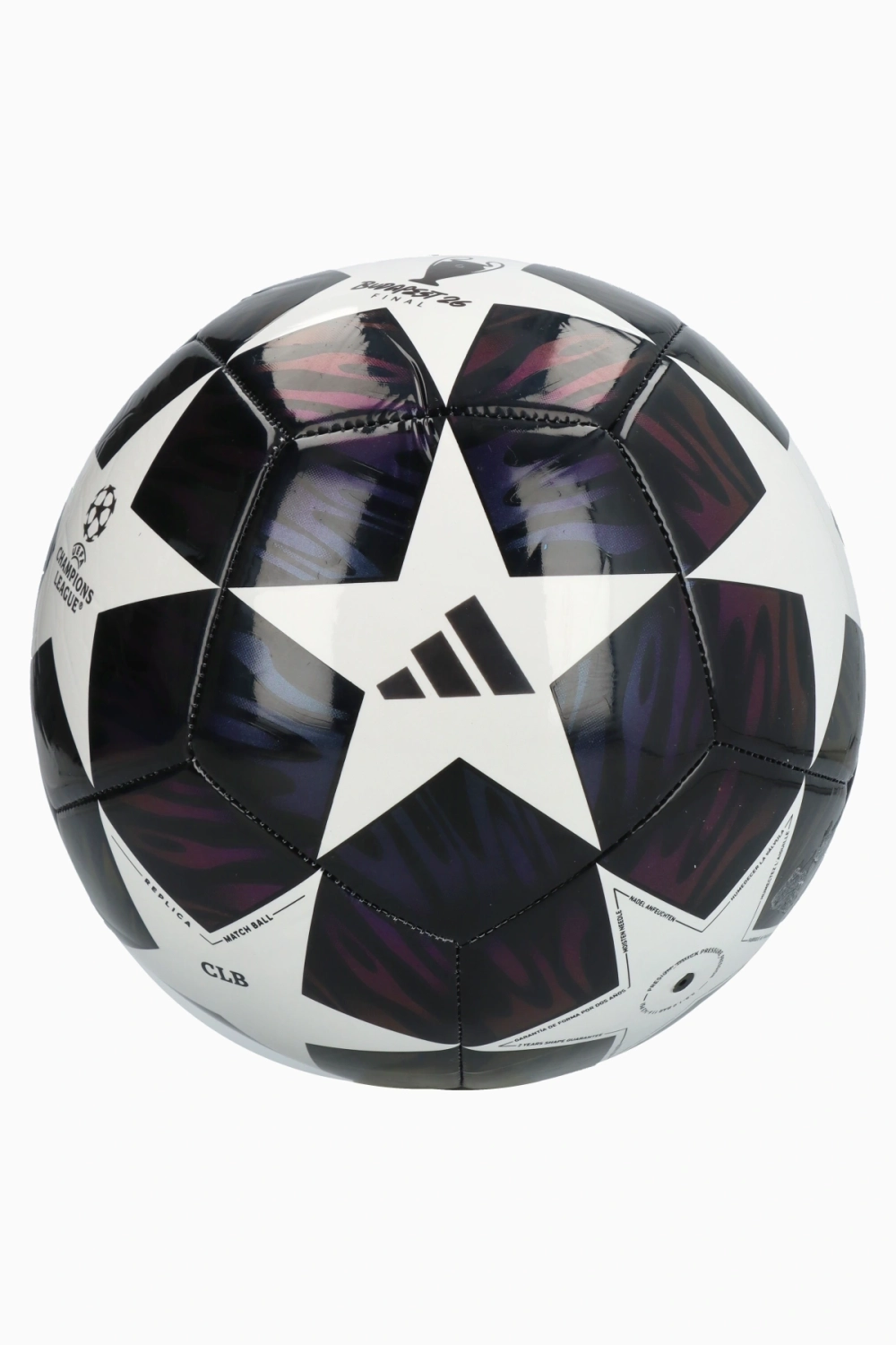 Футбольный мяч adidas UCL Club 25/26 Final размер 4 - черный