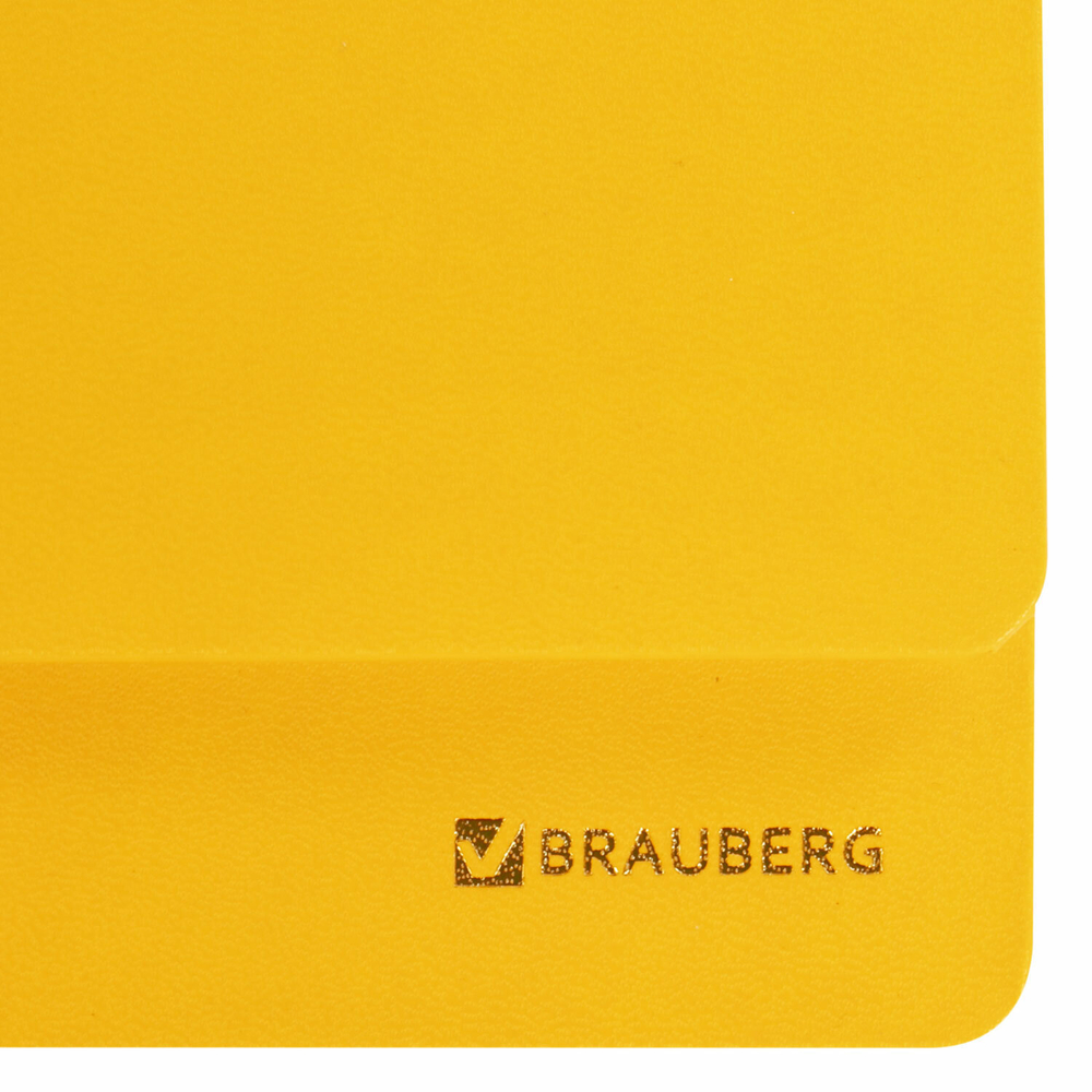 Планинг настольный недатированный (305x140 мм) BRAUBERG "Select" балакрон 60 л. желтый (3 штуки в упаковке)