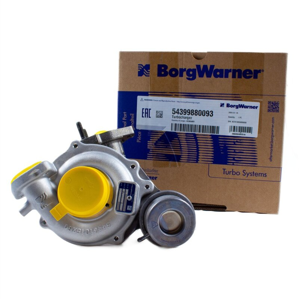Турбина 54399880093 Borg Warner для Fiat