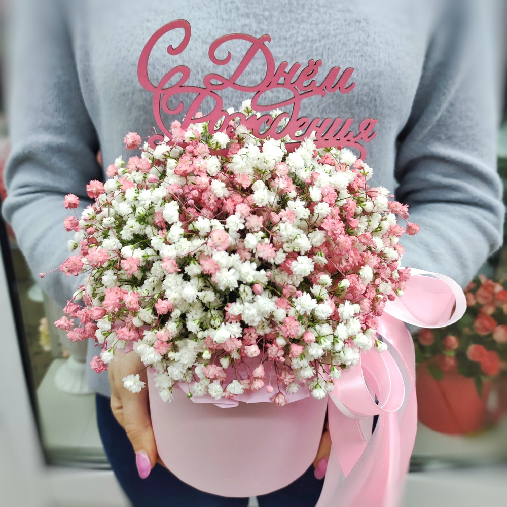 Композиция с гипсофилой