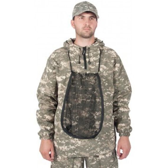 Костюм противоэнцефалитный Helios СТОП-КЛЕЩ р. 52-54 Серый Пиксель