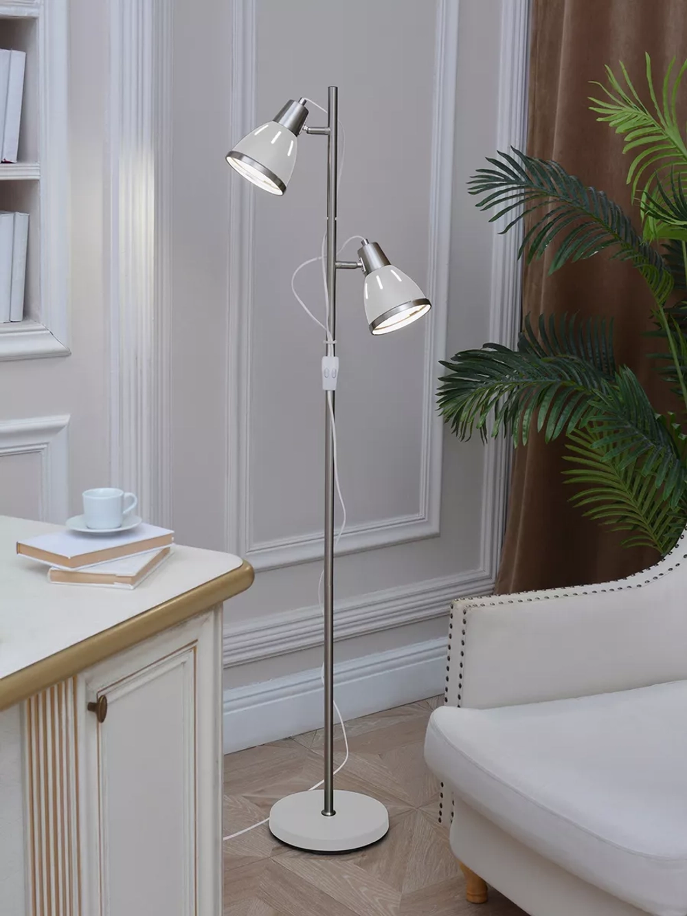 Торшер светильник напольный в стиле Лофт Е27х2