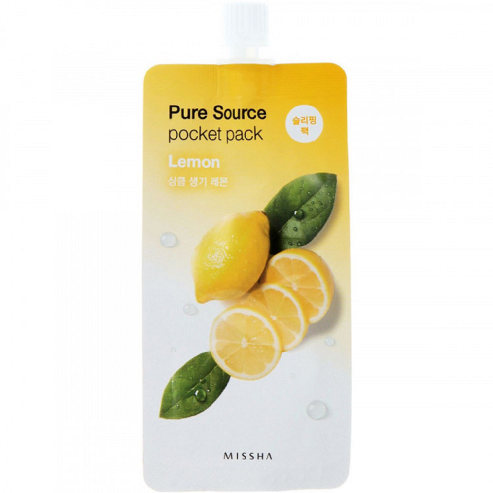 Missha Pure Source Pocket Pack ночная маска с лимоном