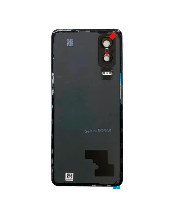 Задняя крышка для OnePlus Nord CE 4 черная (Dark Сhrome) со стеклом камеры