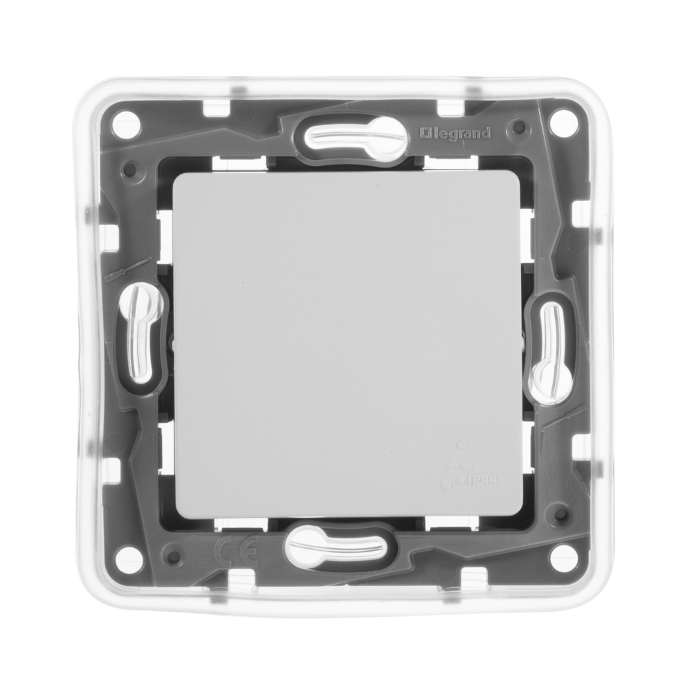 Переключатель 1-клавишный IP44 10А 250В белый ETIKA Legrand