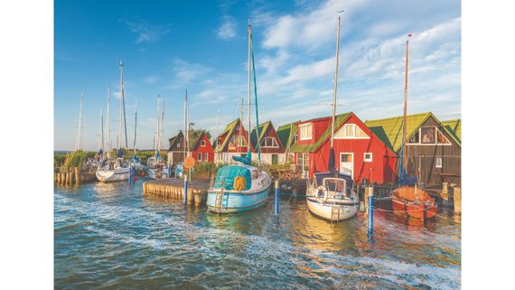 Puzzle Romant.Hafenwelt v.Ahrens 1000 pcs