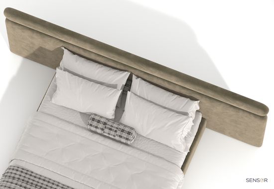 Кровать Эмбер с широким изголовьем