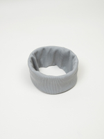 Комплект трикотажный шапка и снуд "Серый"