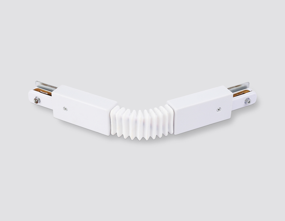 Коннектор гибкий для однофазного шинопровода Standard 220V GL7175 WH белый 285*35*20