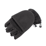 Перчатки Extreal "Валдай" с отворотом флис, Черный