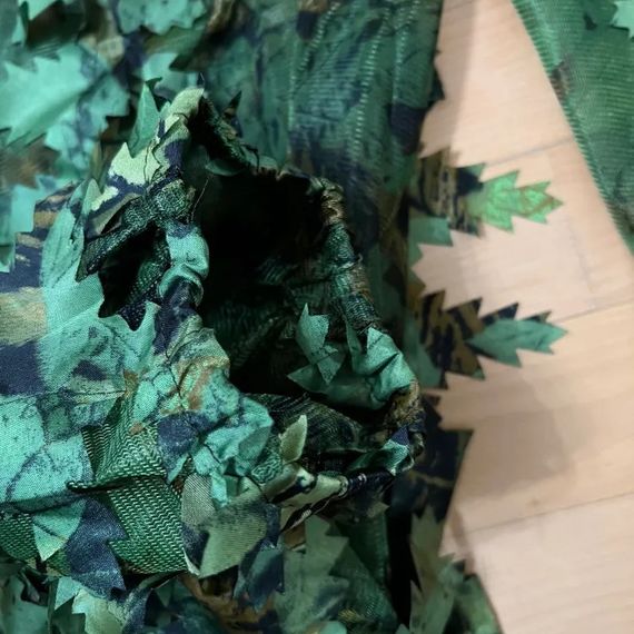 Маскировочный костюм снайпера с бионическими листьями, зеленый