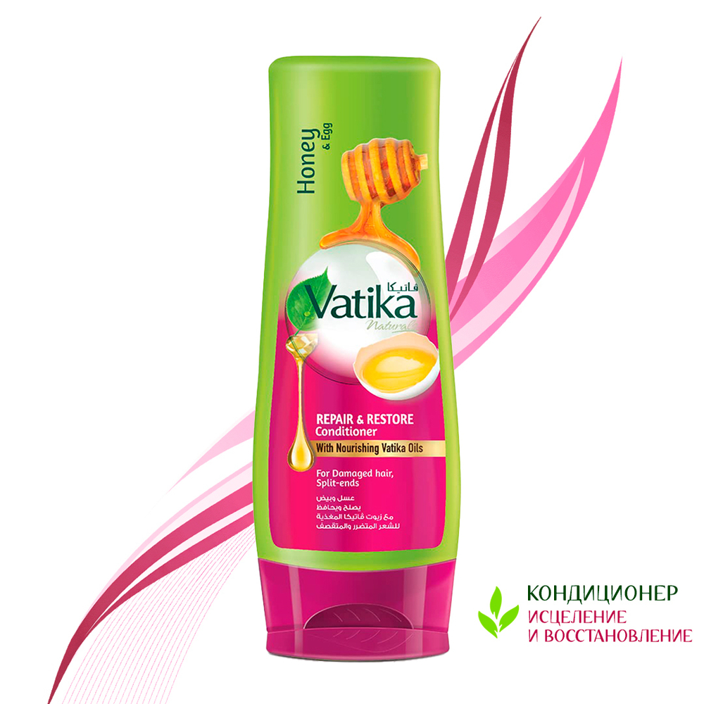 Кондиционер Dabur Vatika Яйцо и Мед Восстанавливающий для ломких и секущихся волос 200 мл
