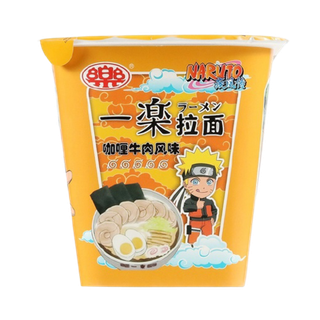 Лапша Yile Noodles Naruto со вкусом говядины в карри