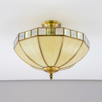 Citilux Шербург-1 CL440141 Люстра витражная потолочная Бронза